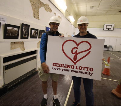 Gedling Lotto - Love Your Community, a good cause celebrates fundraising through the local lotto