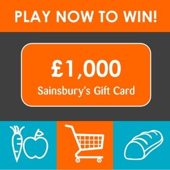 Win a £1000 Sainsburys gift card