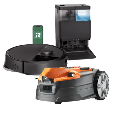 win a Roomba robot vacuum and Lawnmaster auto lawnmower this march